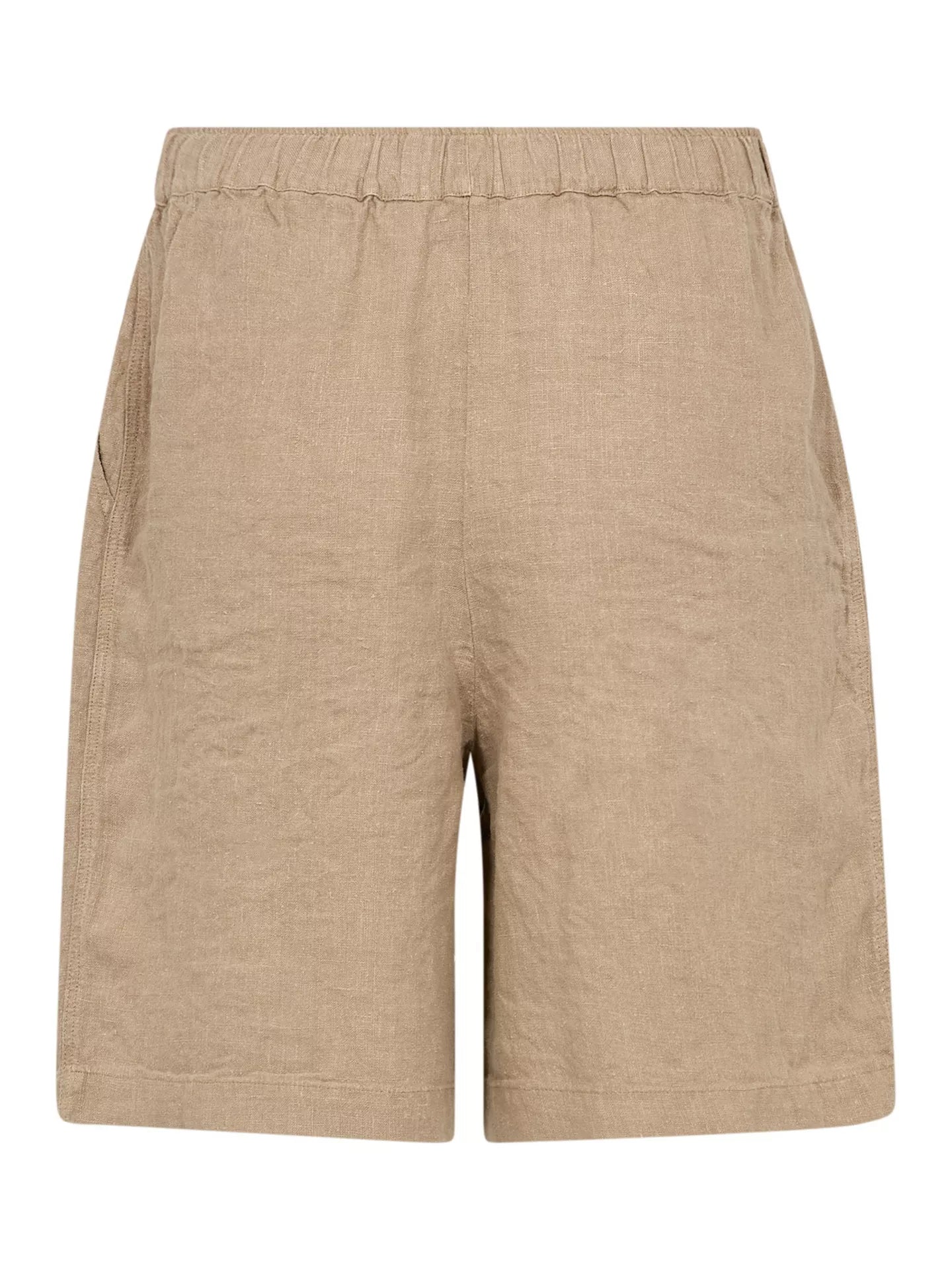 MOS MOSH | Shorts en lin "Emmie"- Chêne