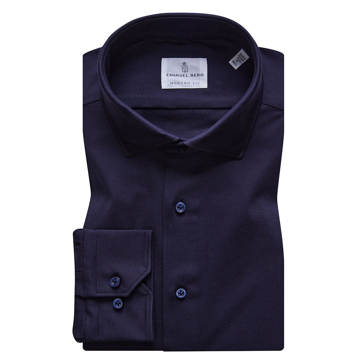 Emmanuel Berg | 4Flex Shirt - Navy