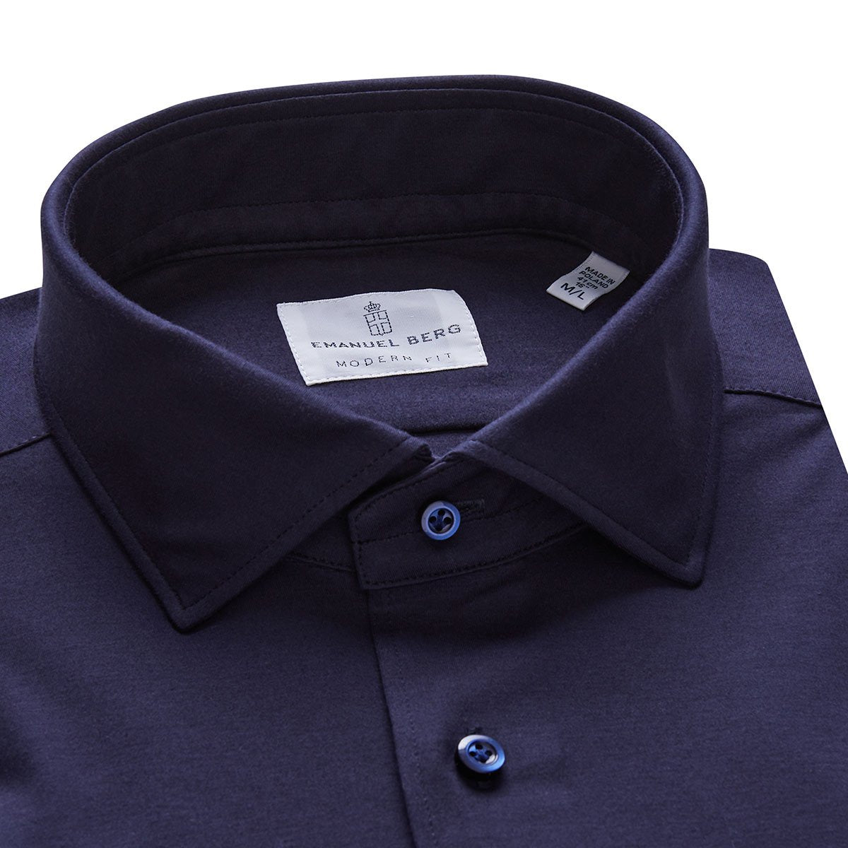 Emmanuel Berg | 4Flex Shirt - Navy