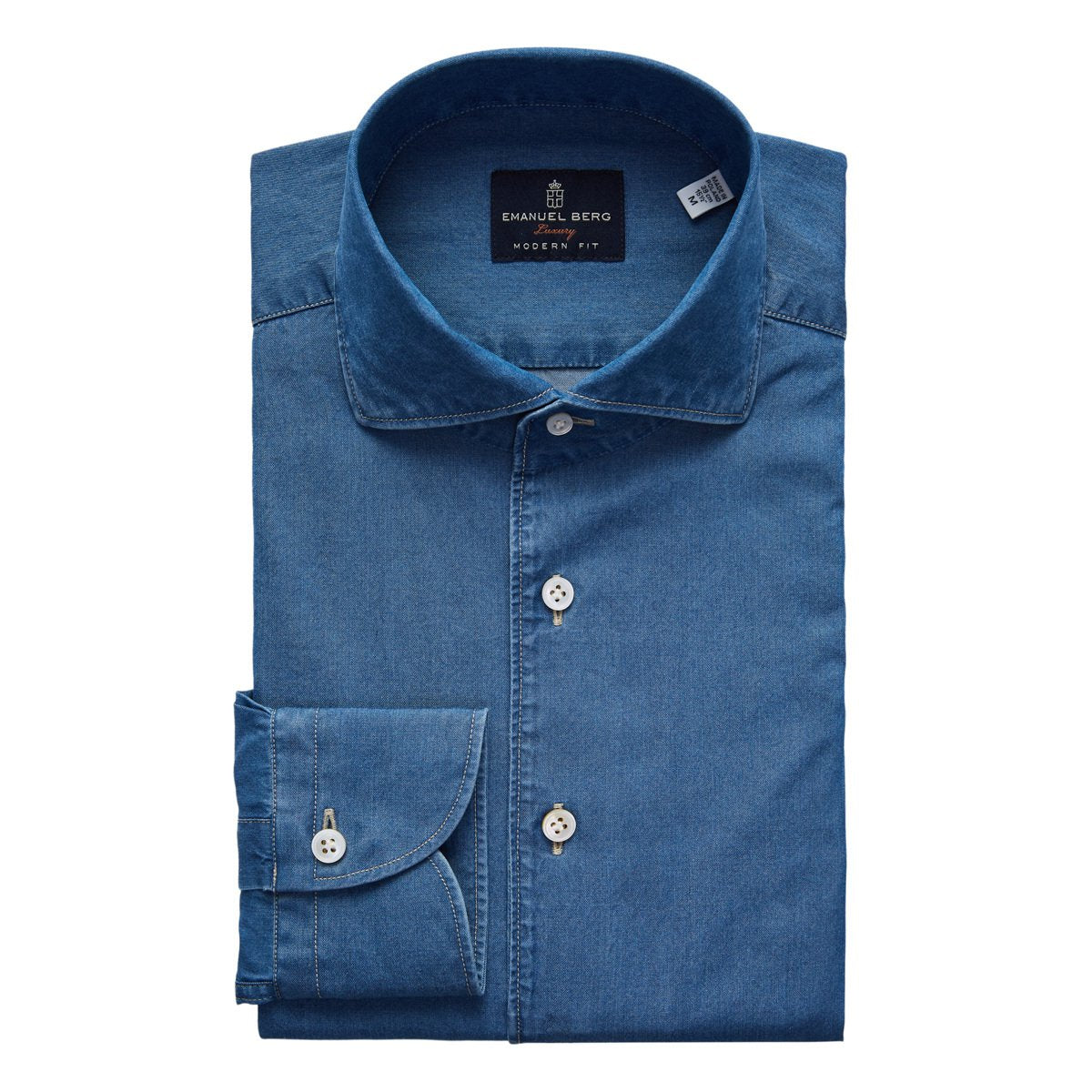 Emanuel Berg | La chemise en denim ''Fontelina'' - Bleu