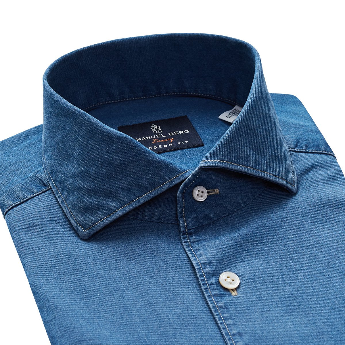 Emanuel Berg | La chemise en denim ''Fontelina'' - Bleu