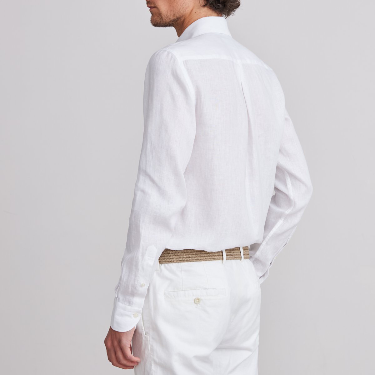 Emanuel Berg | Chemise en lin ''Havard'' - Blanc