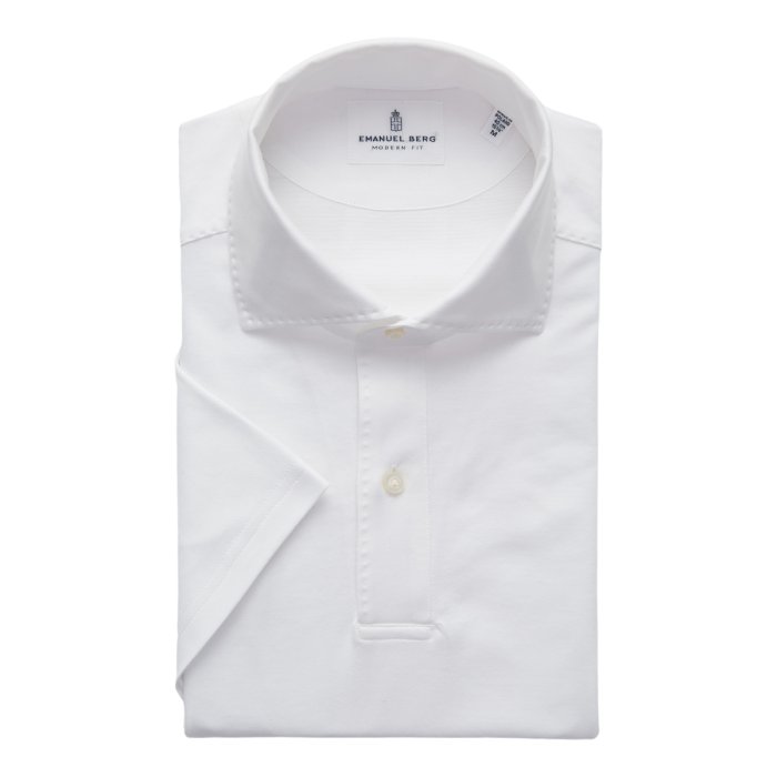 Emanuel Berg | Polo ''Pablo'' en jersey - blanc