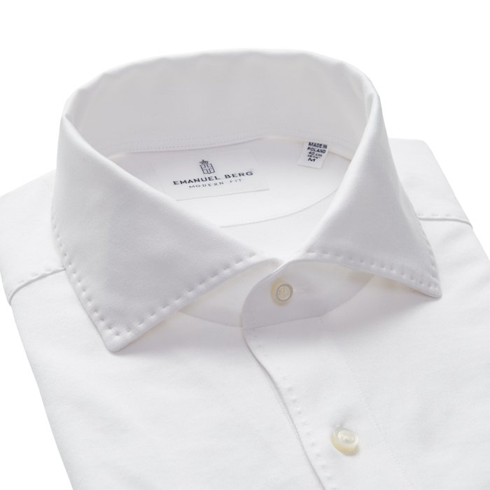 Emanuel Berg | Polo ''Pablo'' en jersey - blanc