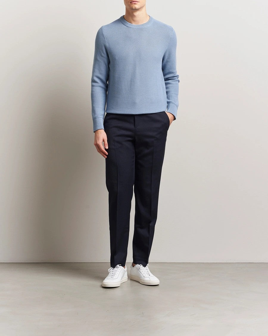 J.Lindeberg | Le pull-over en coton "Arthur" - bleu ciel