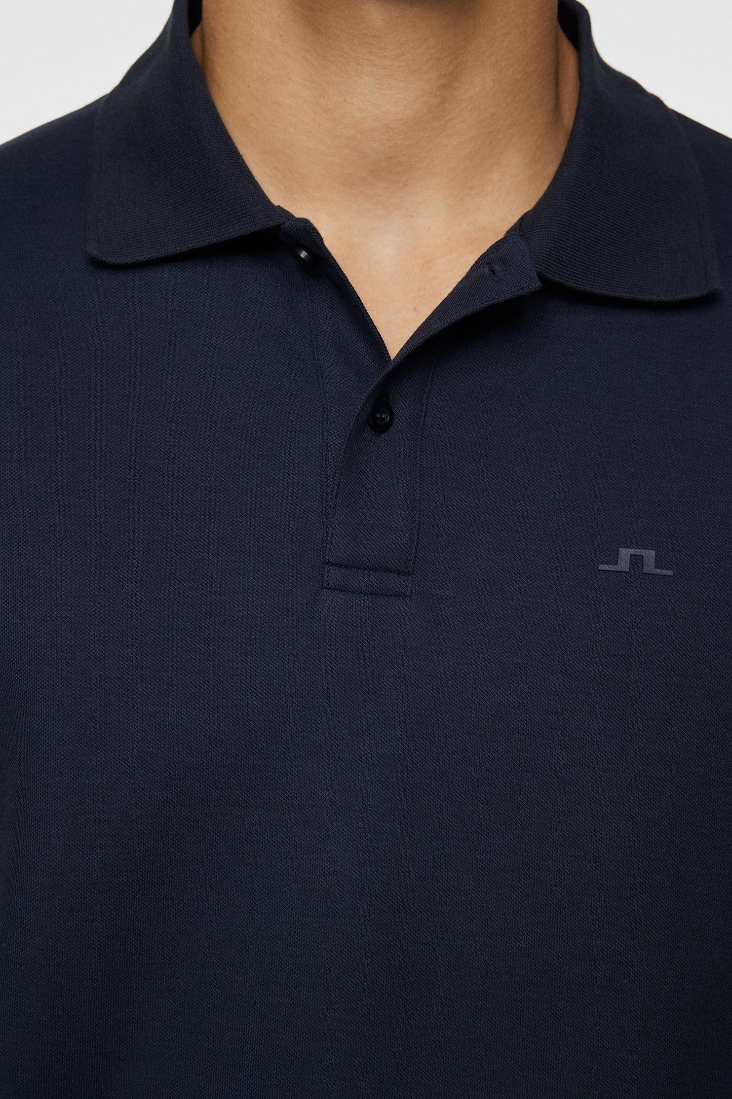 J.Lindeberg | Le polo “Trond” coton piqué - Bleu marin