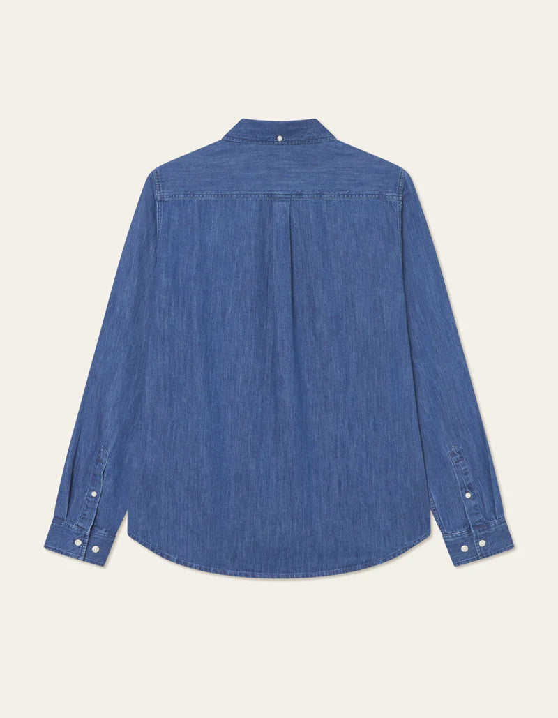 Les Deux | Chemise en denim "Konrad" - Indigo foncé