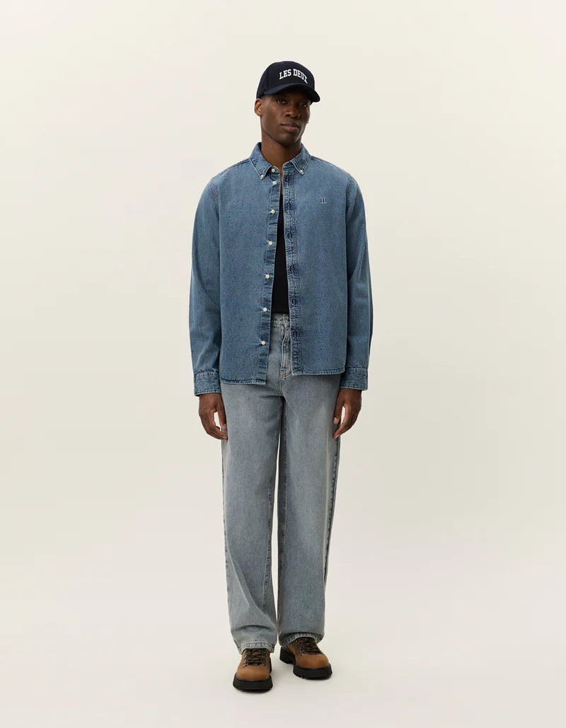 Les Deux | Chemise en denim "Konrad" - Indigo clair