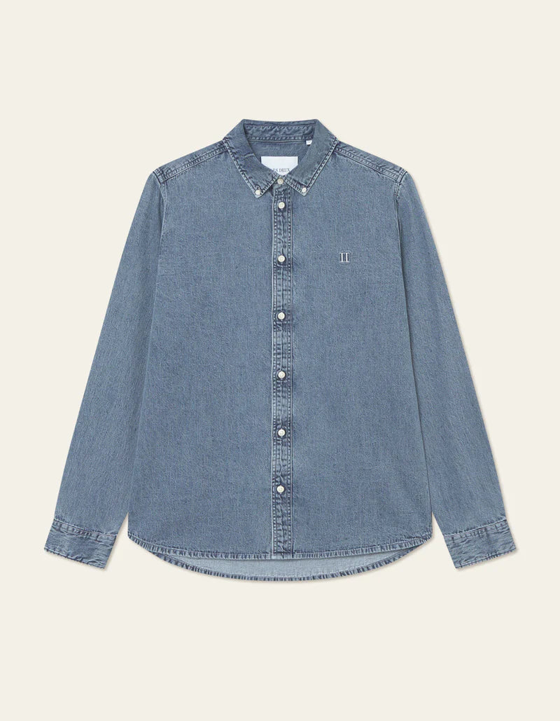 Les Deux | Chemise en denim "Konrad" - Indigo clair