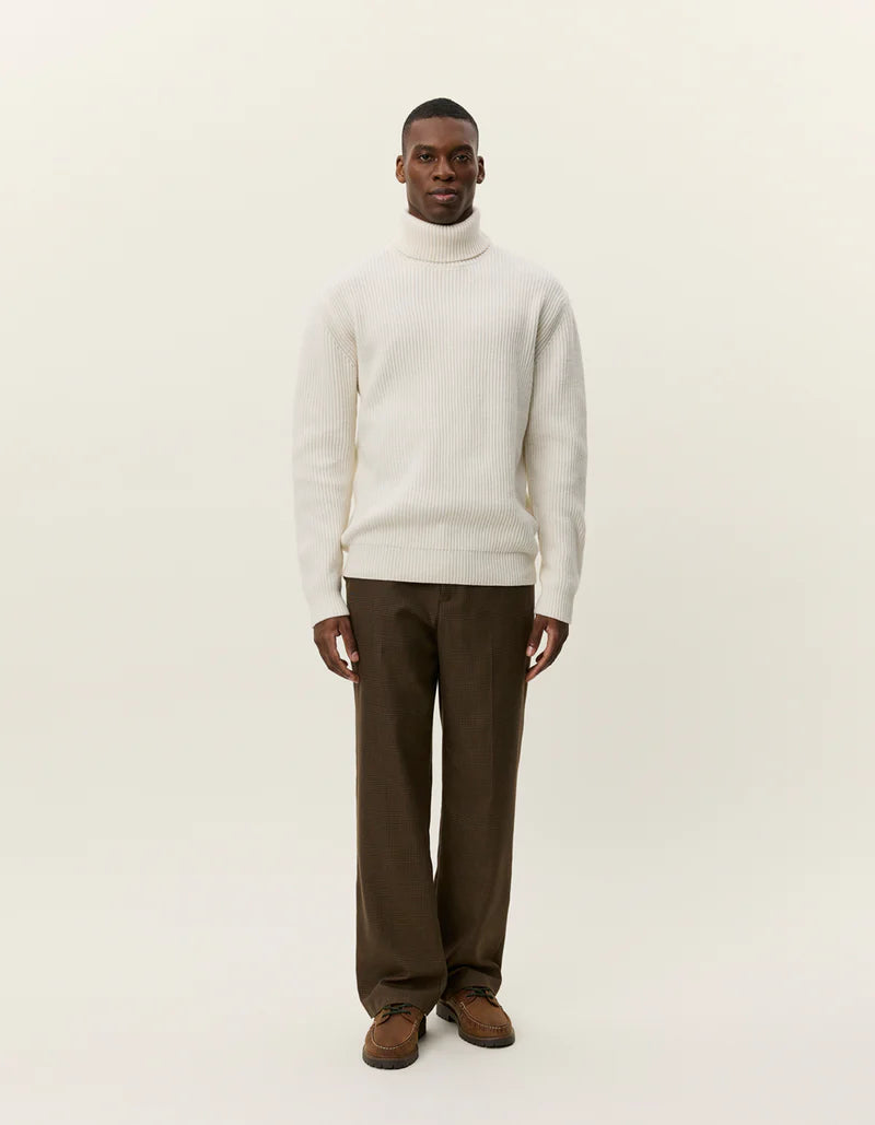 Les Deux | Pull en laine à col roulé "Eddie" - Ivoire