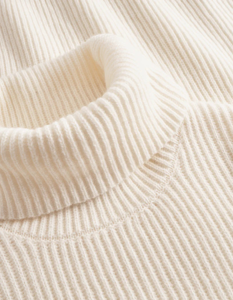 Les Deux | Pull en laine à col roulé "Eddie" - Ivoire