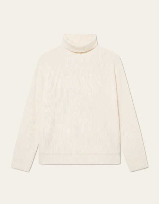 Les Deux | Pull en laine à col roulé "Eddie" - Ivoire