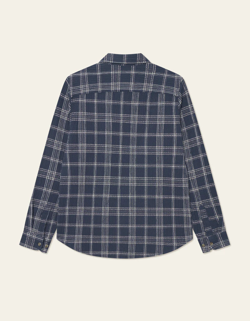 Les Deux | Surchemise à carreaux "Kash" - Marine