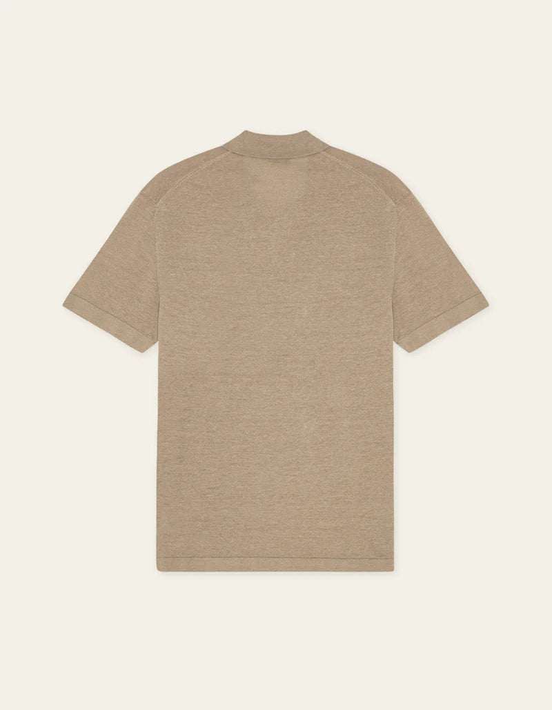 Les Deux | Polo en tricot "Emmanuel" - Sable