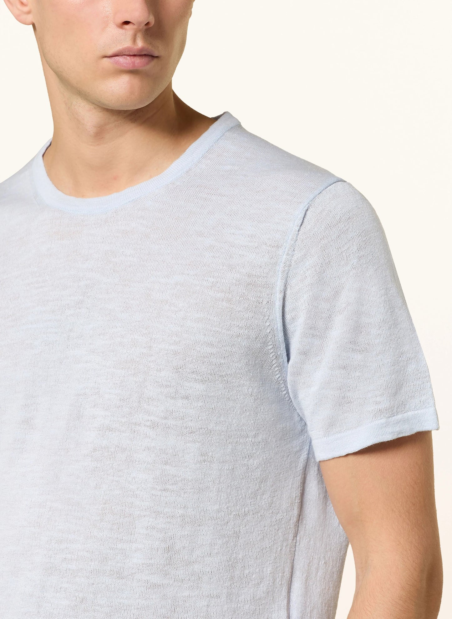 SAND Copenhagen | T-shirt en lin - Bleu clair