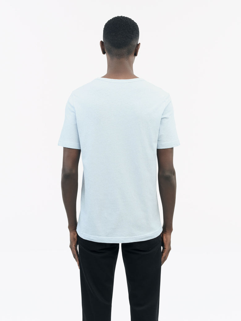 TIGER OF SWEDEN | T-Shirt en lin "OLAF"- Bleu pâle