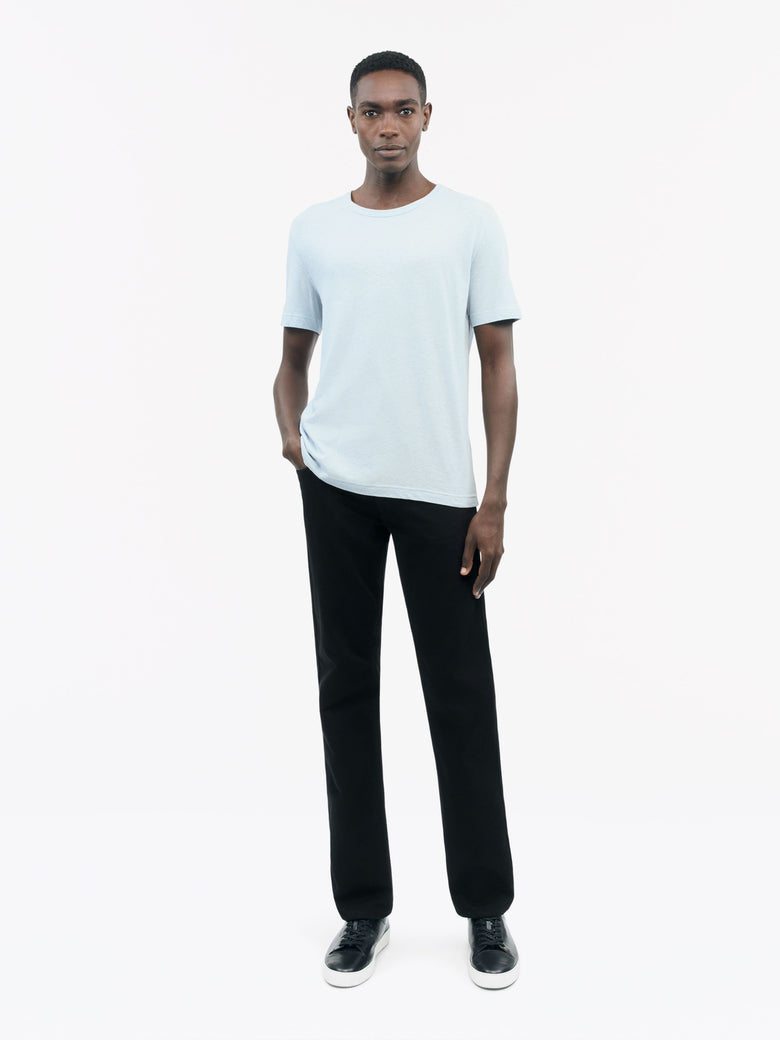 TIGER OF SWEDEN | T-Shirt en lin "OLAF"- Bleu pâle