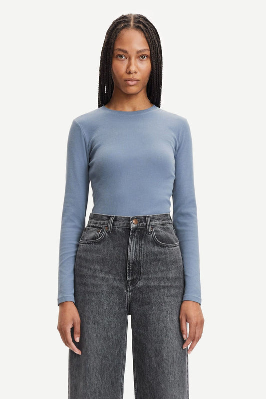 SAMSØE | Top manches longues "ALEXA" - Bleu