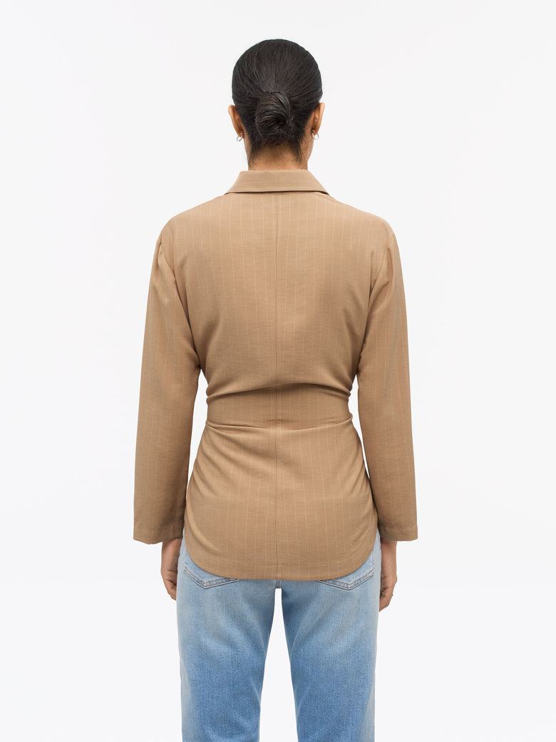 Tiger of Sweden | Chemise ''Felix'' coupe décontractée - Marron clair