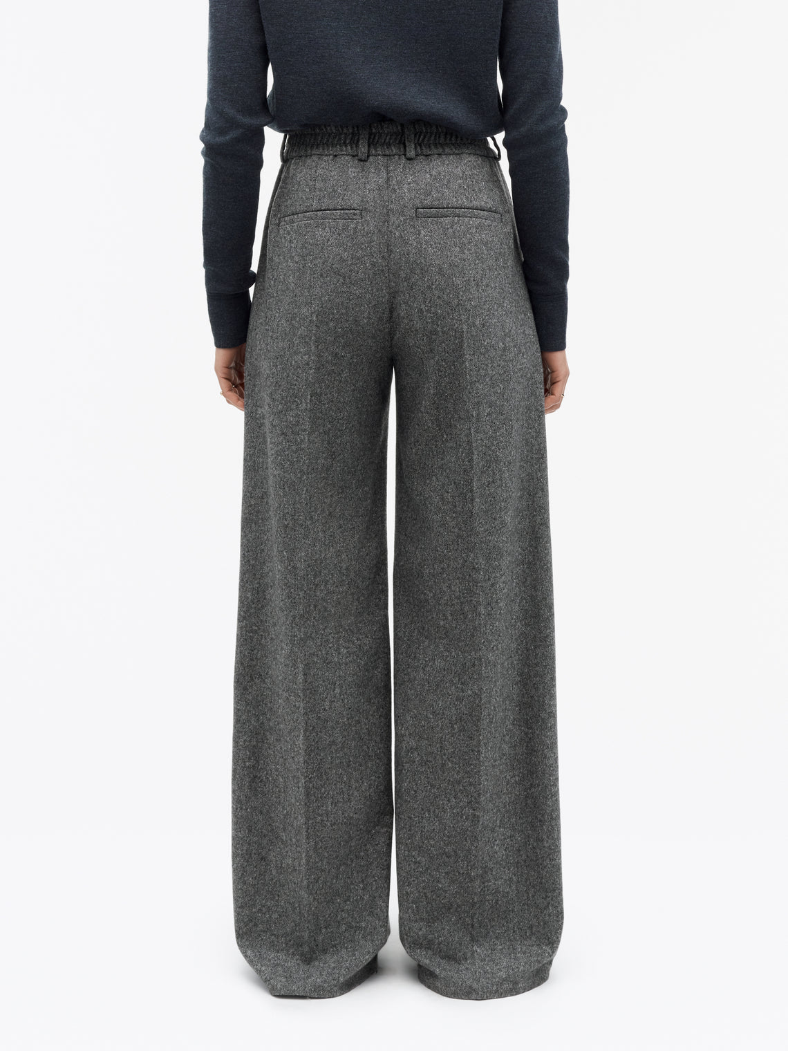 Tiger of Sweden | Pantalon en laine brossée 'Ellis' | Gris