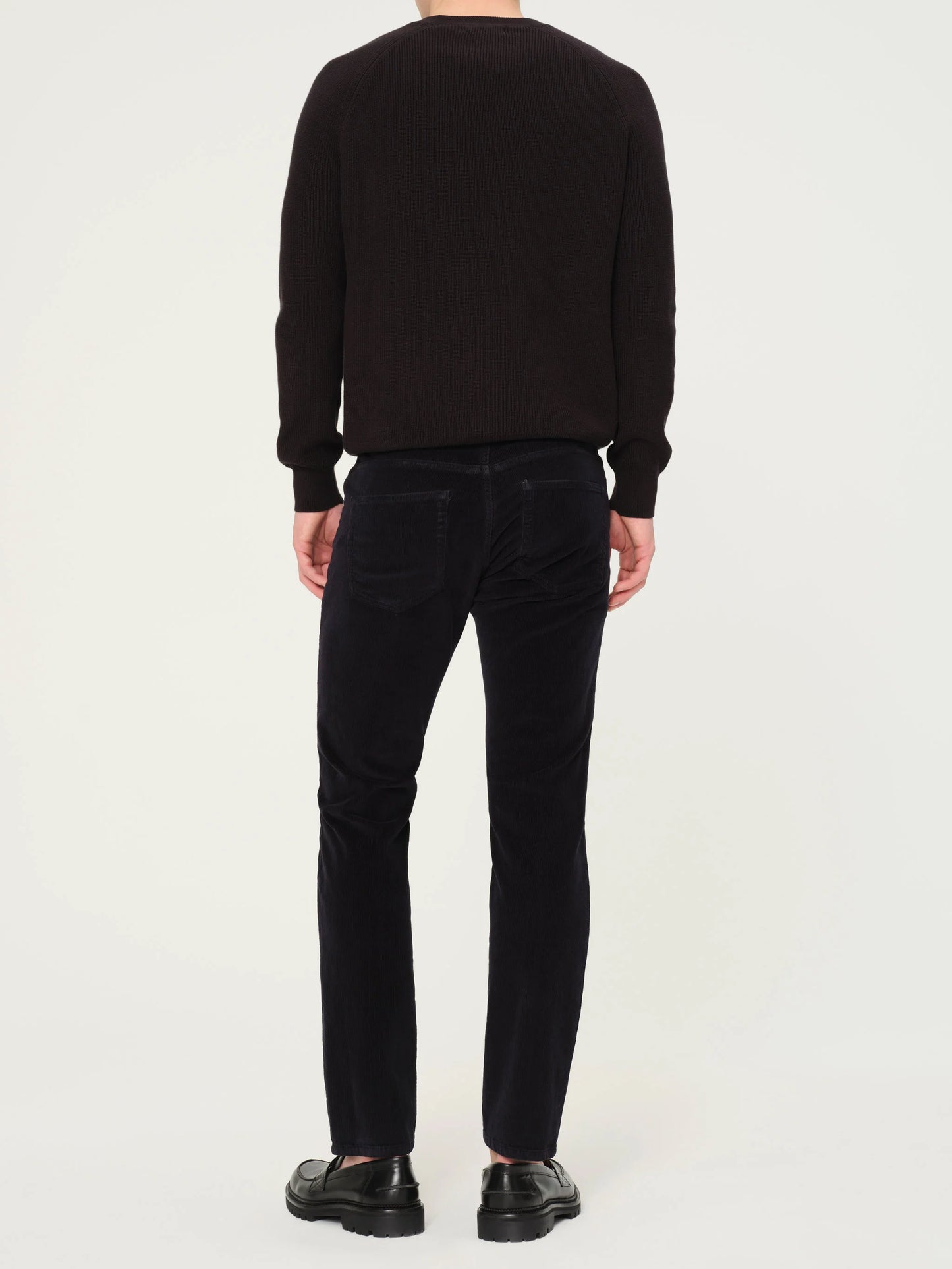 DL1961 | Pantalon slim velours côtelé "Nick" - Marine