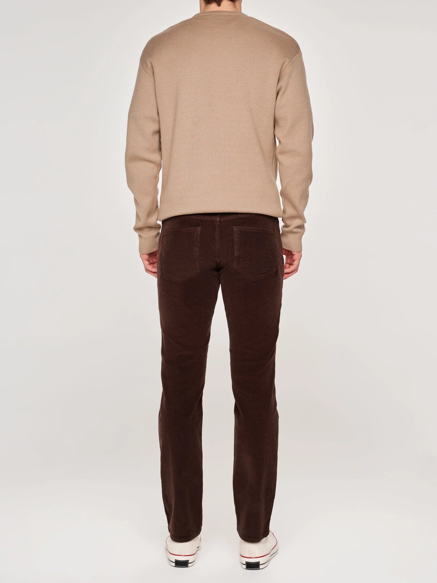 DL1961 | Pantalon slim velours côtelé "Nick" - Brun