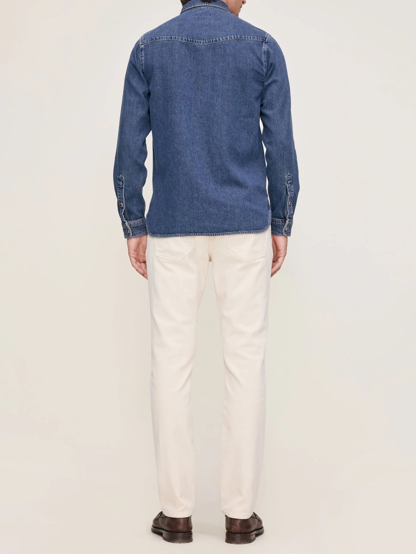 DL1961 | Pantalon slim velours côtelé "Nick" - Blé