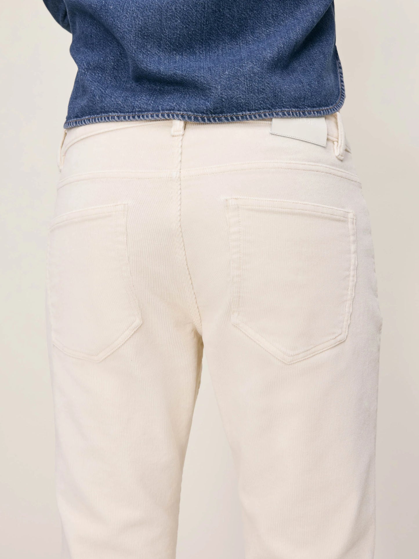 DL1961 | Pantalon slim velours côtelé "Nick" - Blé