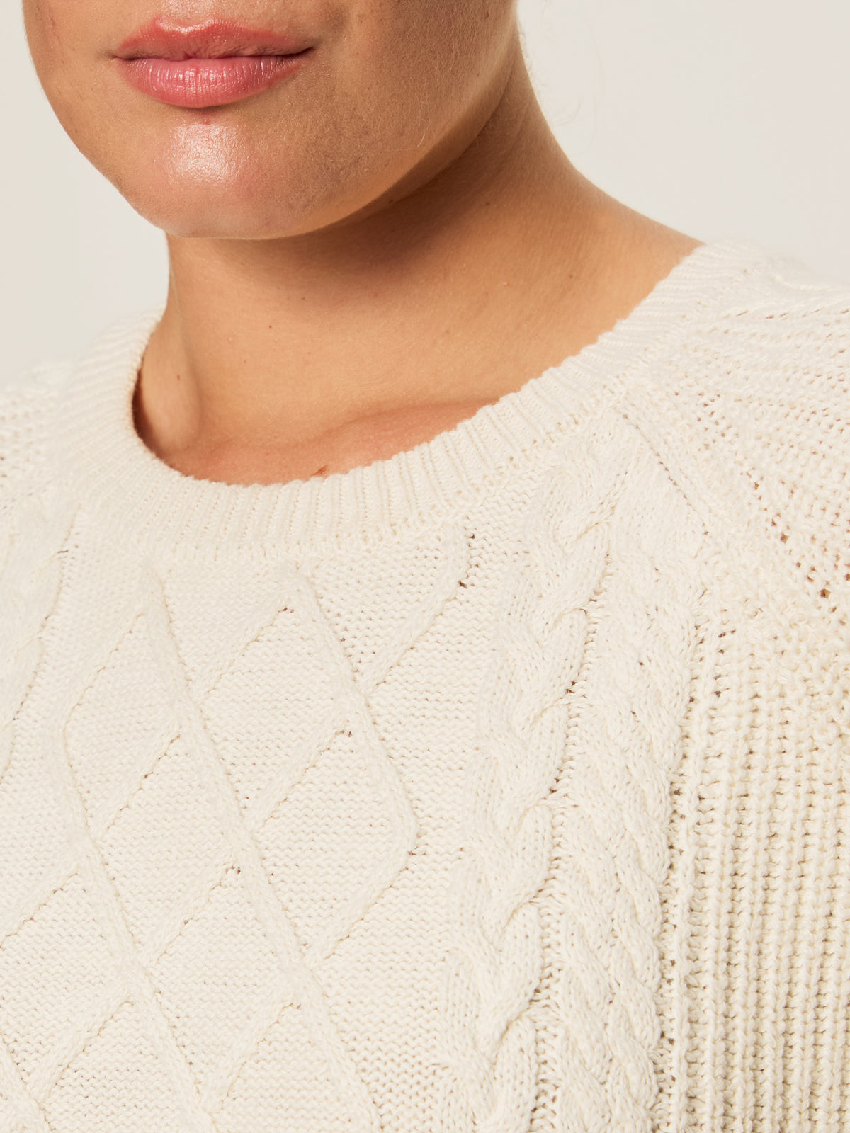 Sanctuary | Pull "Nomad Cable" - Blanc
