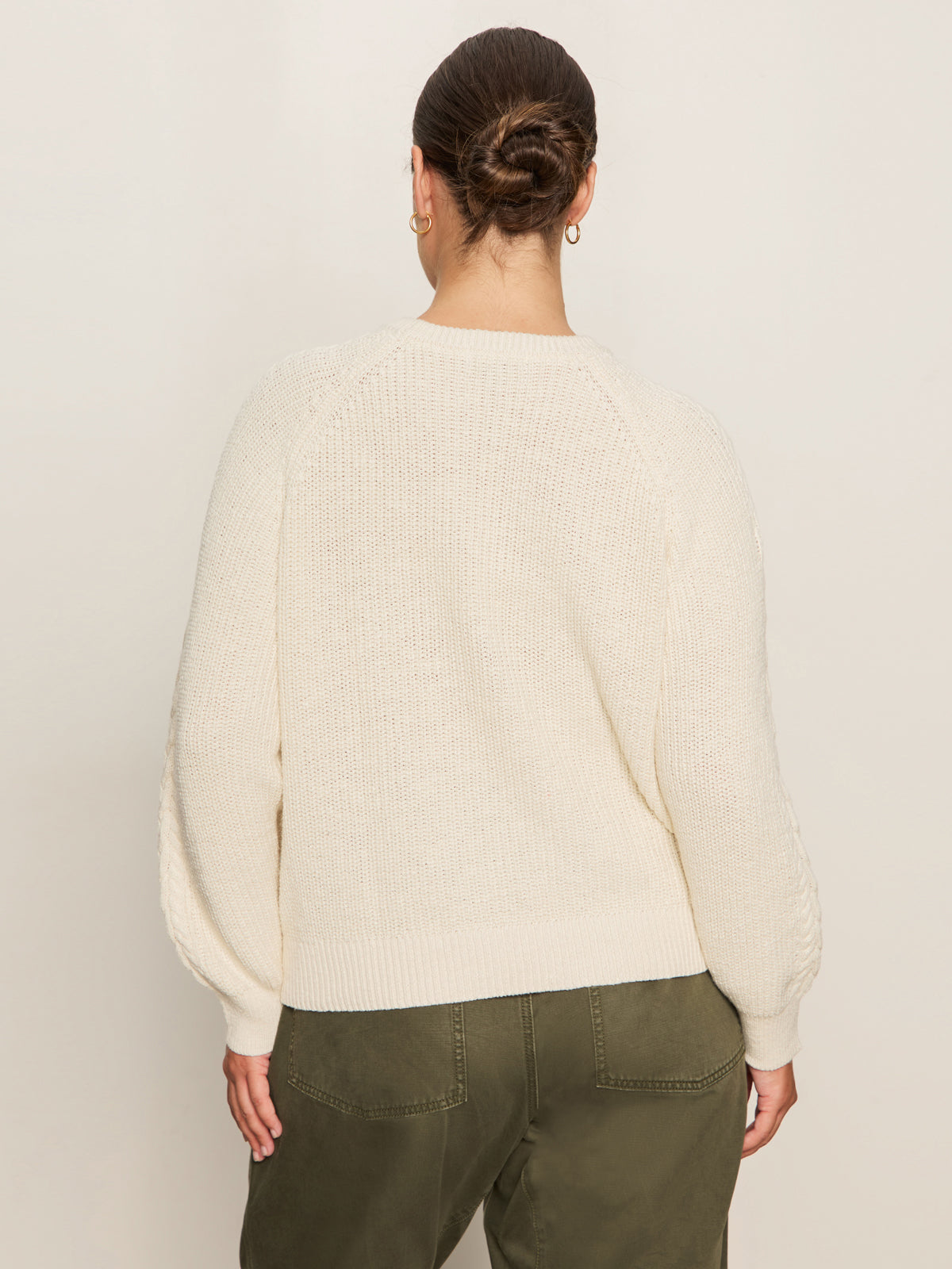 Sanctuary | Pull "Nomad Cable" - Blanc