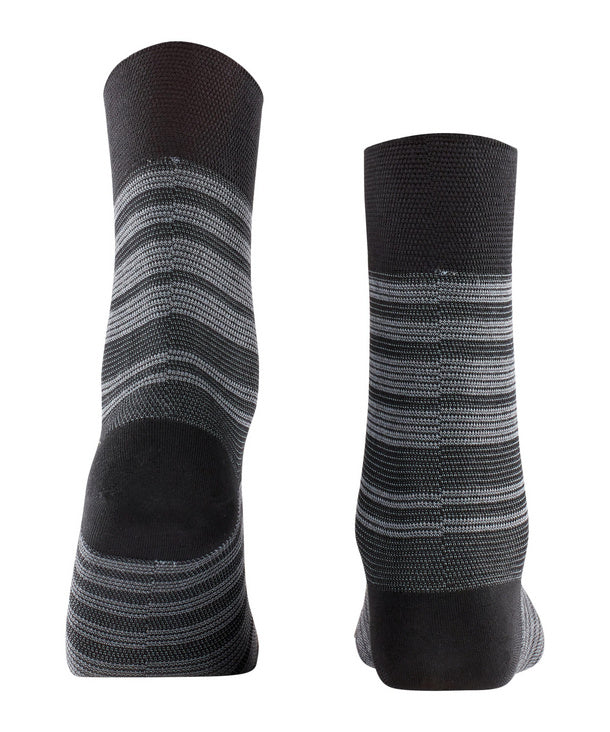 Falke | Chaussettes | Sensitive Sunset Stripe - Noir