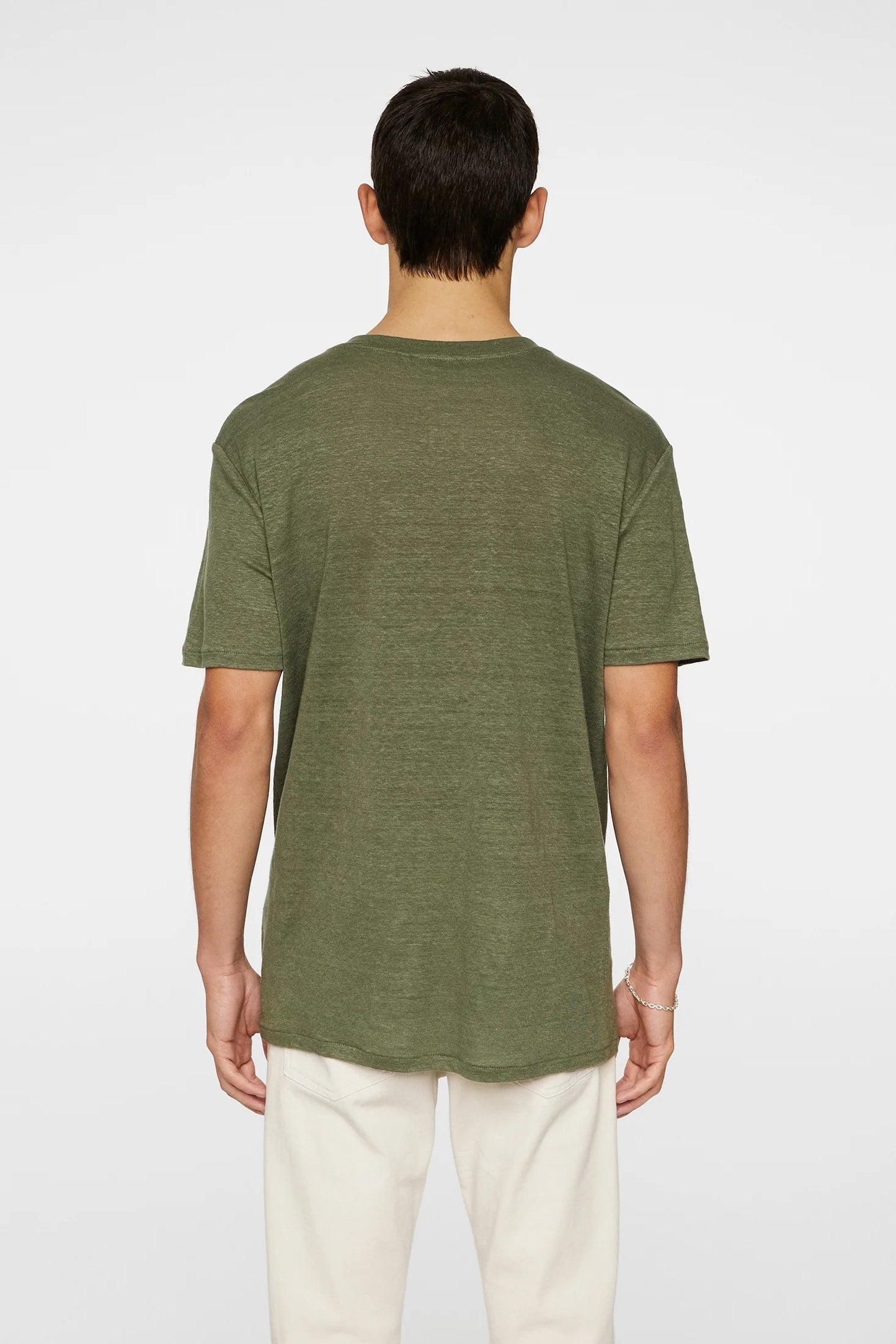 J.Lindeberg | T-shirt en lin “'Coma” - Olive