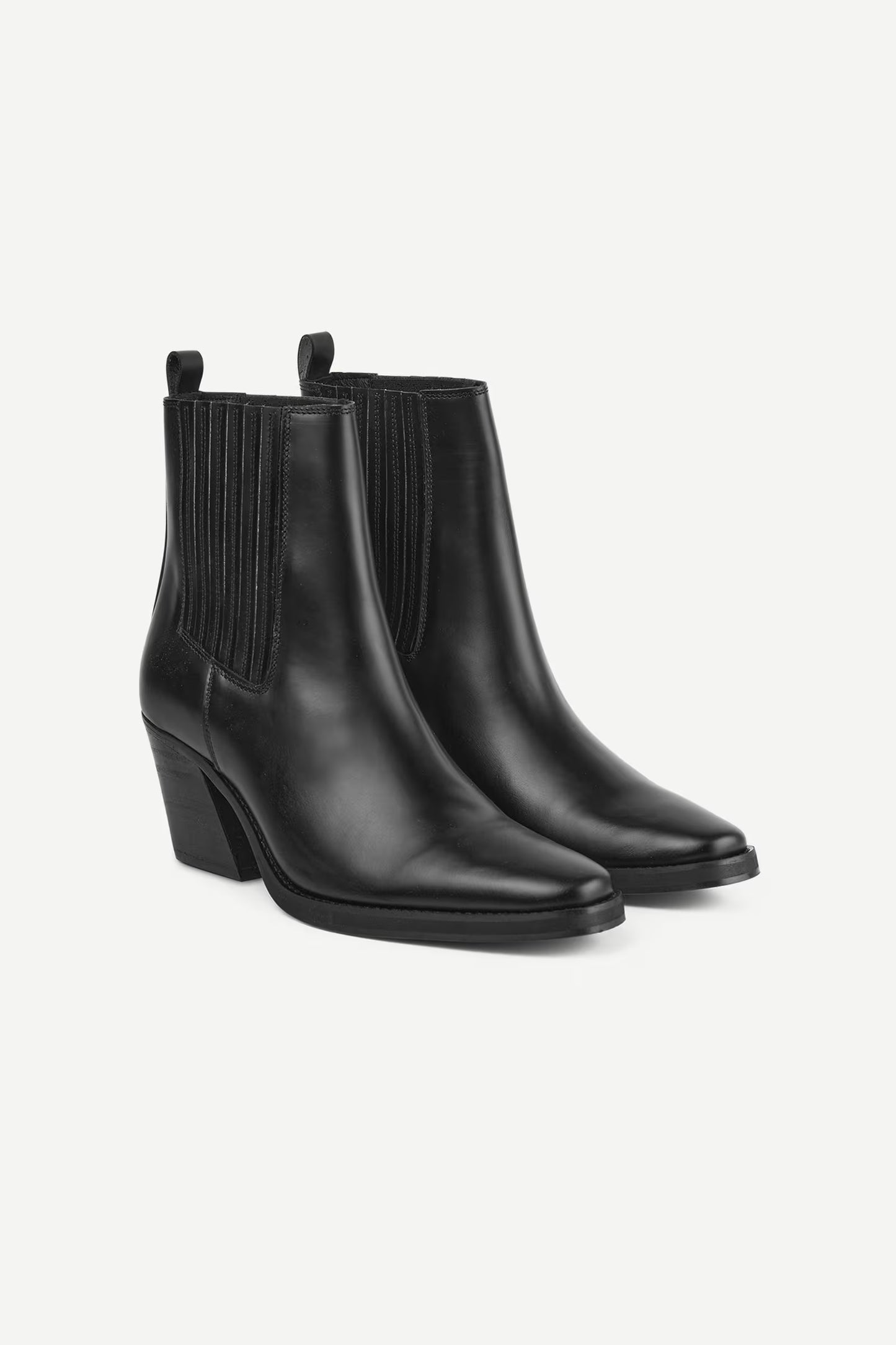 SAMSØE | Bottines ''Sophia'' style western - Noir