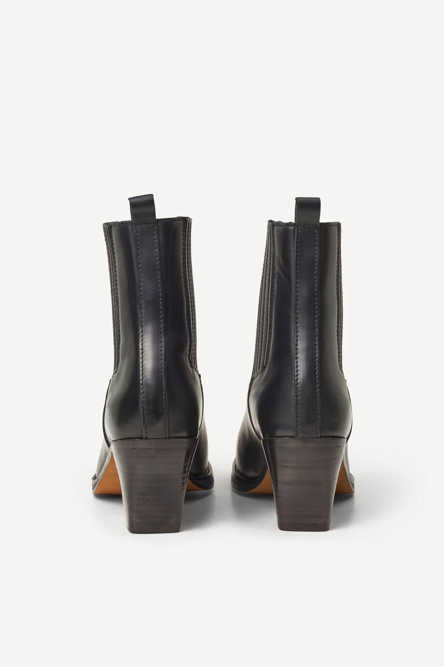 SAMSØE | Bottines ''Sophia'' style western - Noir