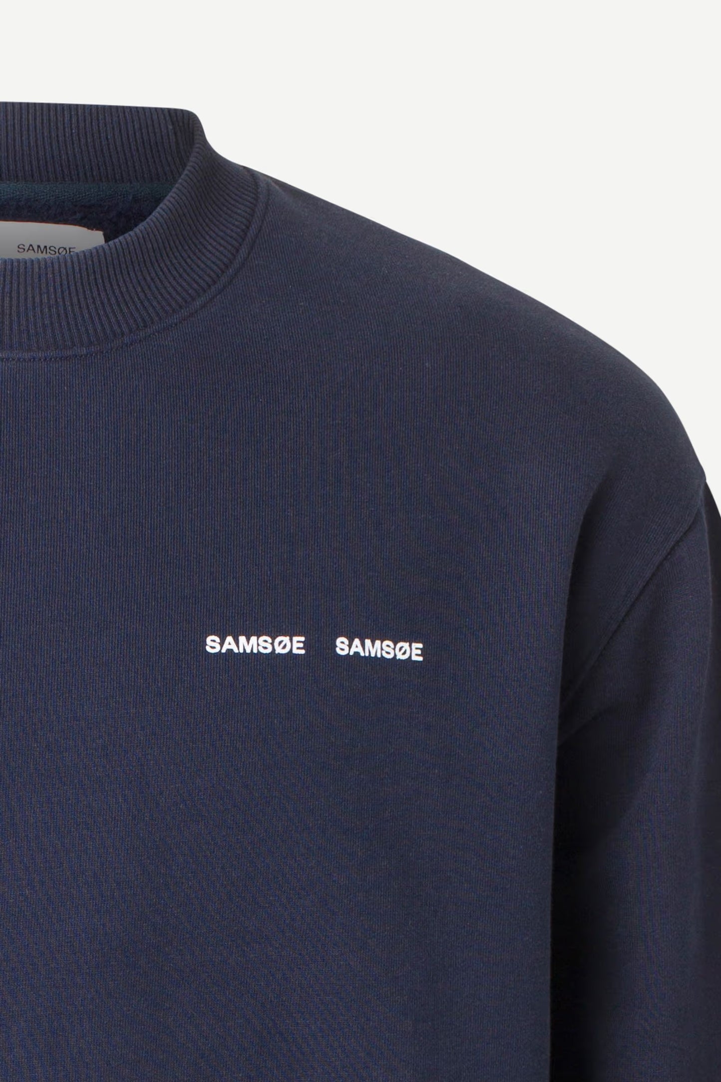 SAMSØE SAMSØE | Pull à col rond "Norsbro" - Bleu nuit