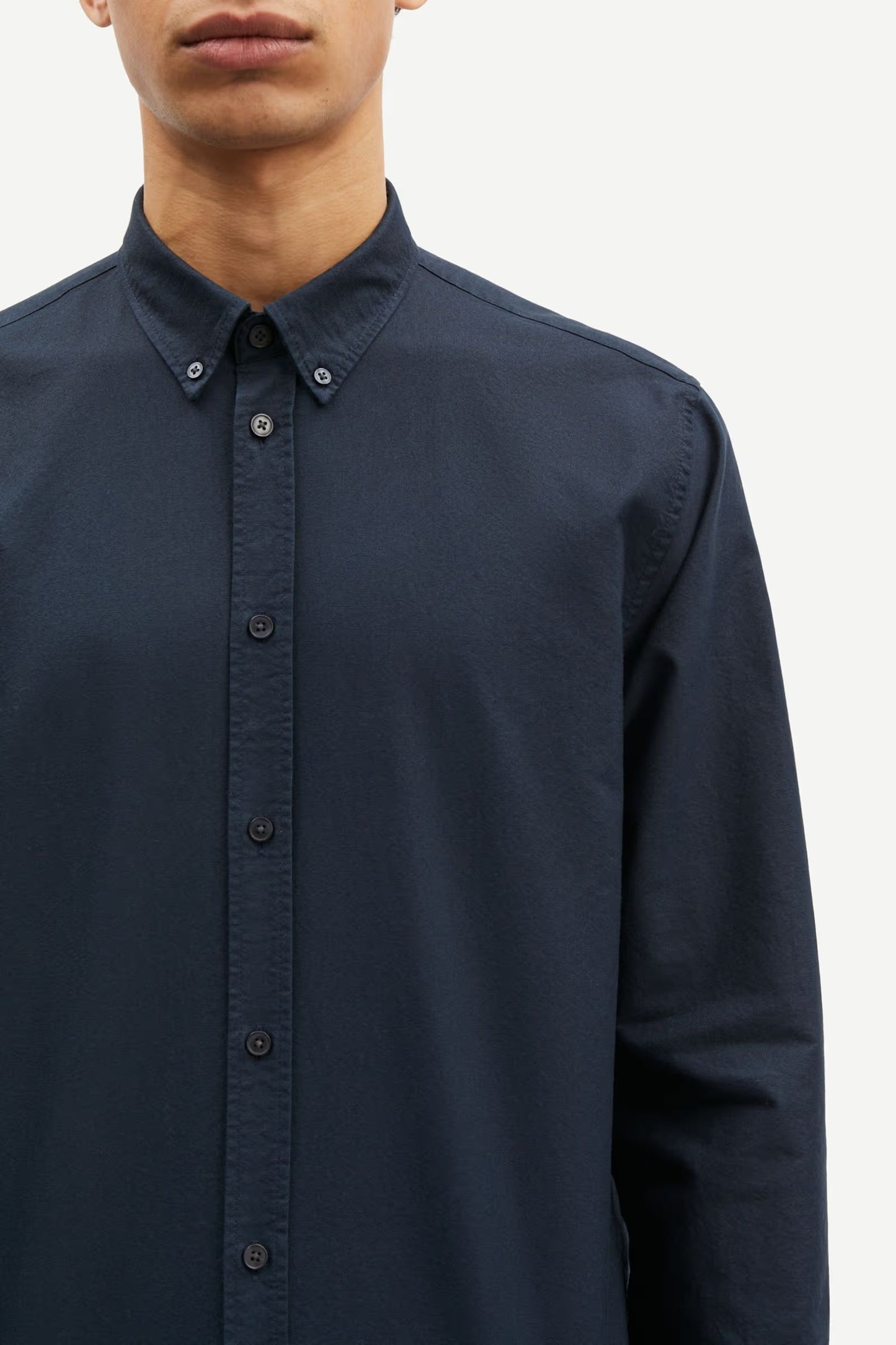 SAMSØE SAMSØE | Chemise en coton "Saliam bx" - Marine