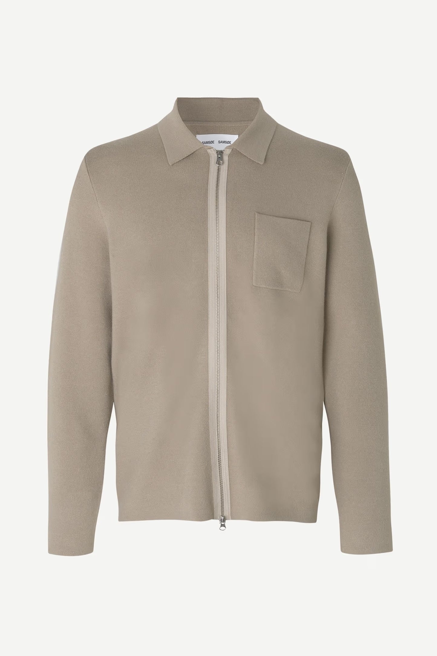 SAMSØE SAMSØE | Pull zip "Guna" - Beige