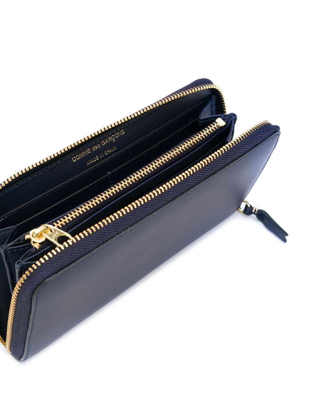 Comme des Garçons - Rectangular Wallet with Zipper - black