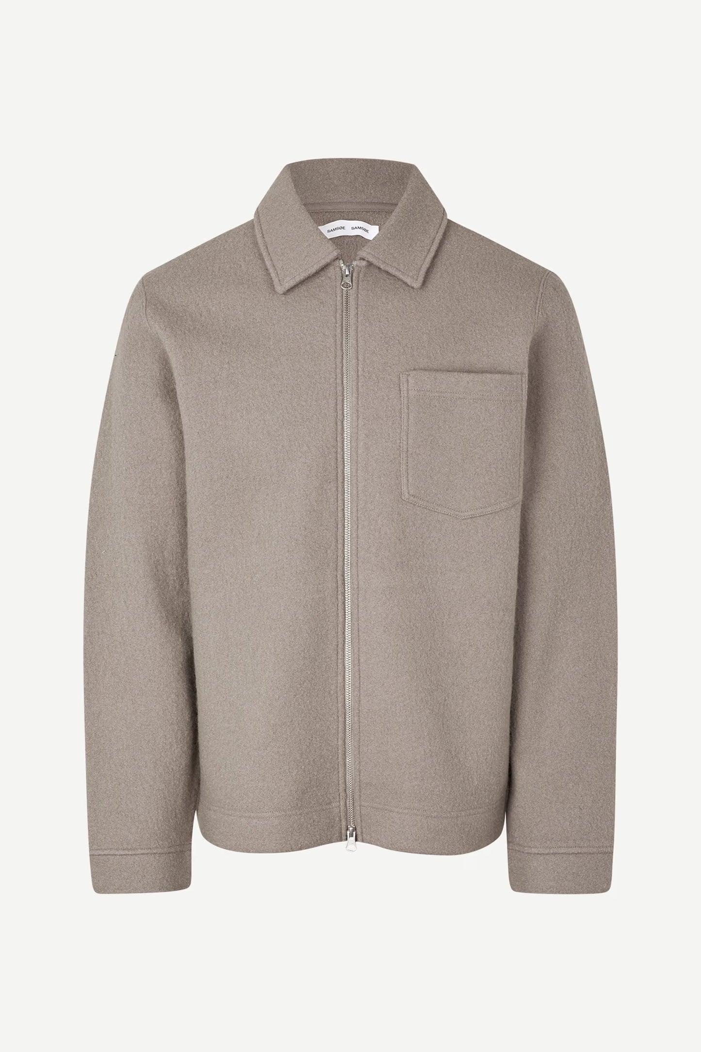 SAMSØE SAMSØE | Veste cardigan "Hannes" - Elephant