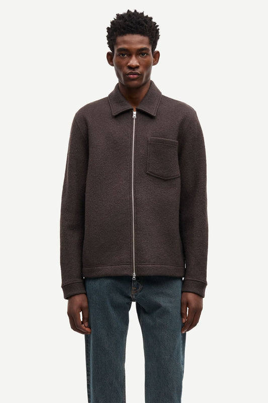 SAMSØE SAMSØE | Veste cardigan "Hannes" - Café turque