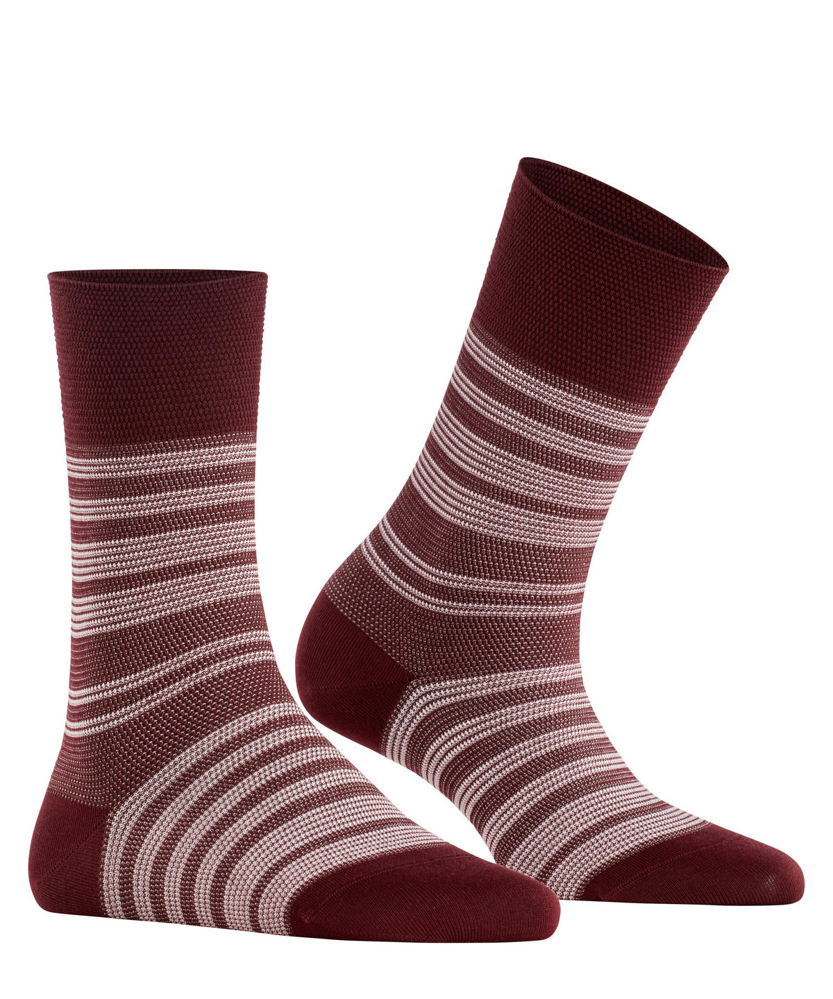 Falke | Chaussettes | Sensitive Sunset Stripe - Bordeaux