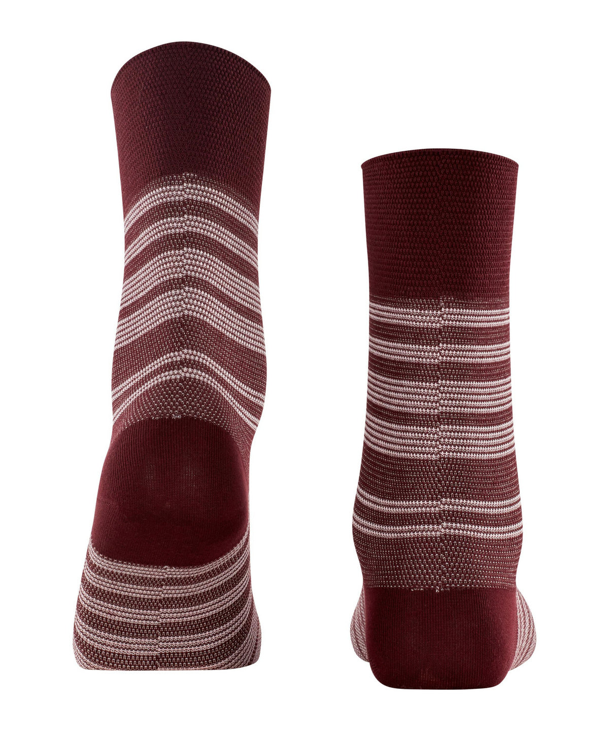Falke | Chaussettes | Sensitive Sunset Stripe - Bordeaux