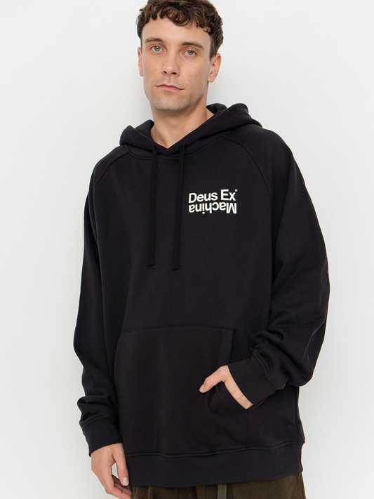 Deus Ex Machina | Sweat à capuche ample Axis - Noir