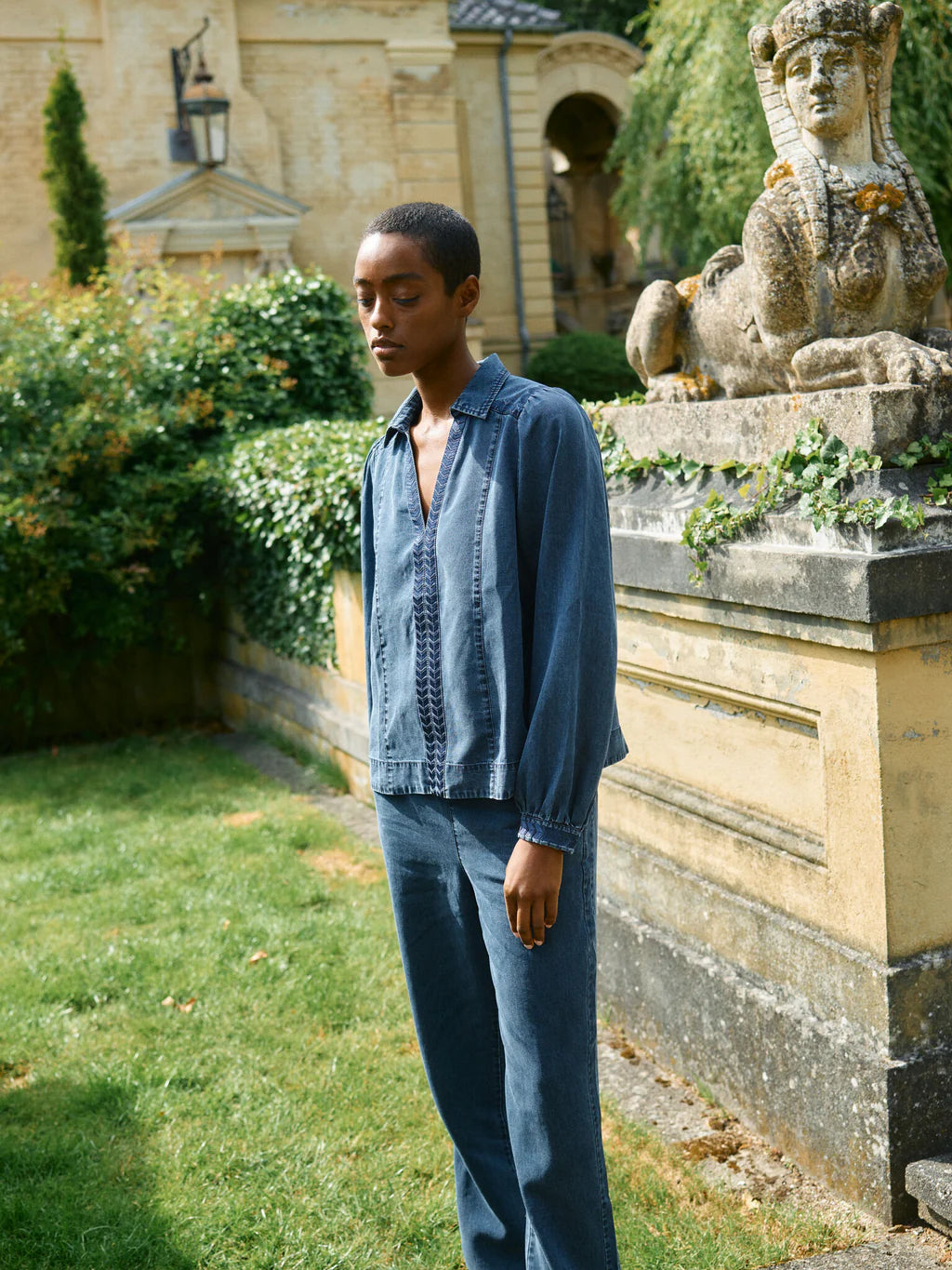 MOS MOSH | Blouse effet jean "TENLEY"