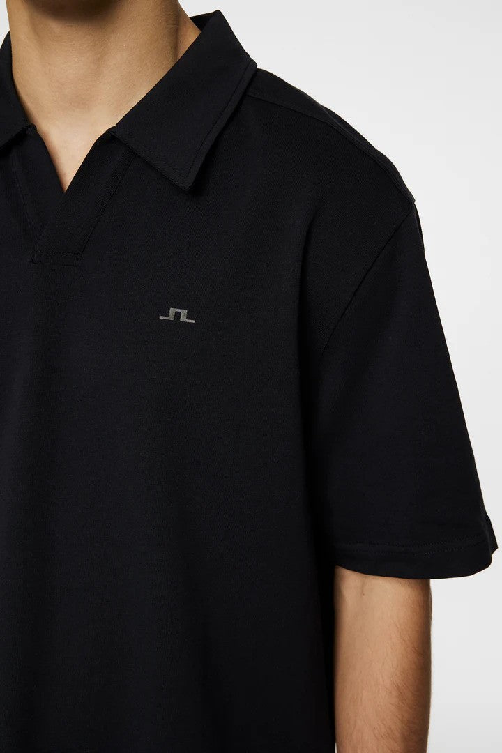J.Lindeberg | Polo ''Roy'' coupe détendue - noir