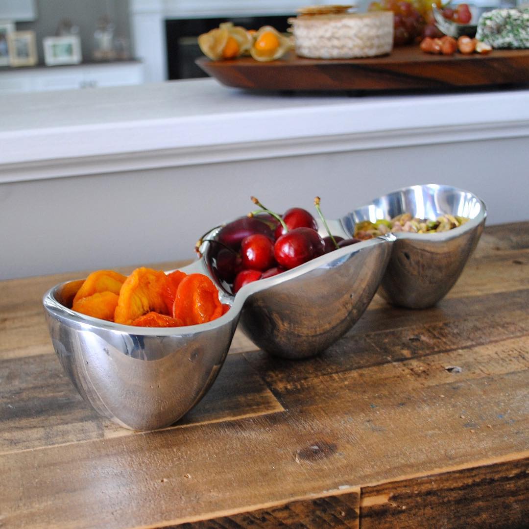 Nambé - Le serveur à triple condiment