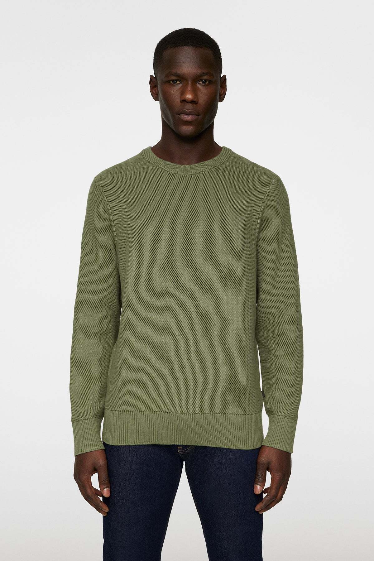 J.Lindeberg | Le pull-over en coton "Arthur" - Olive