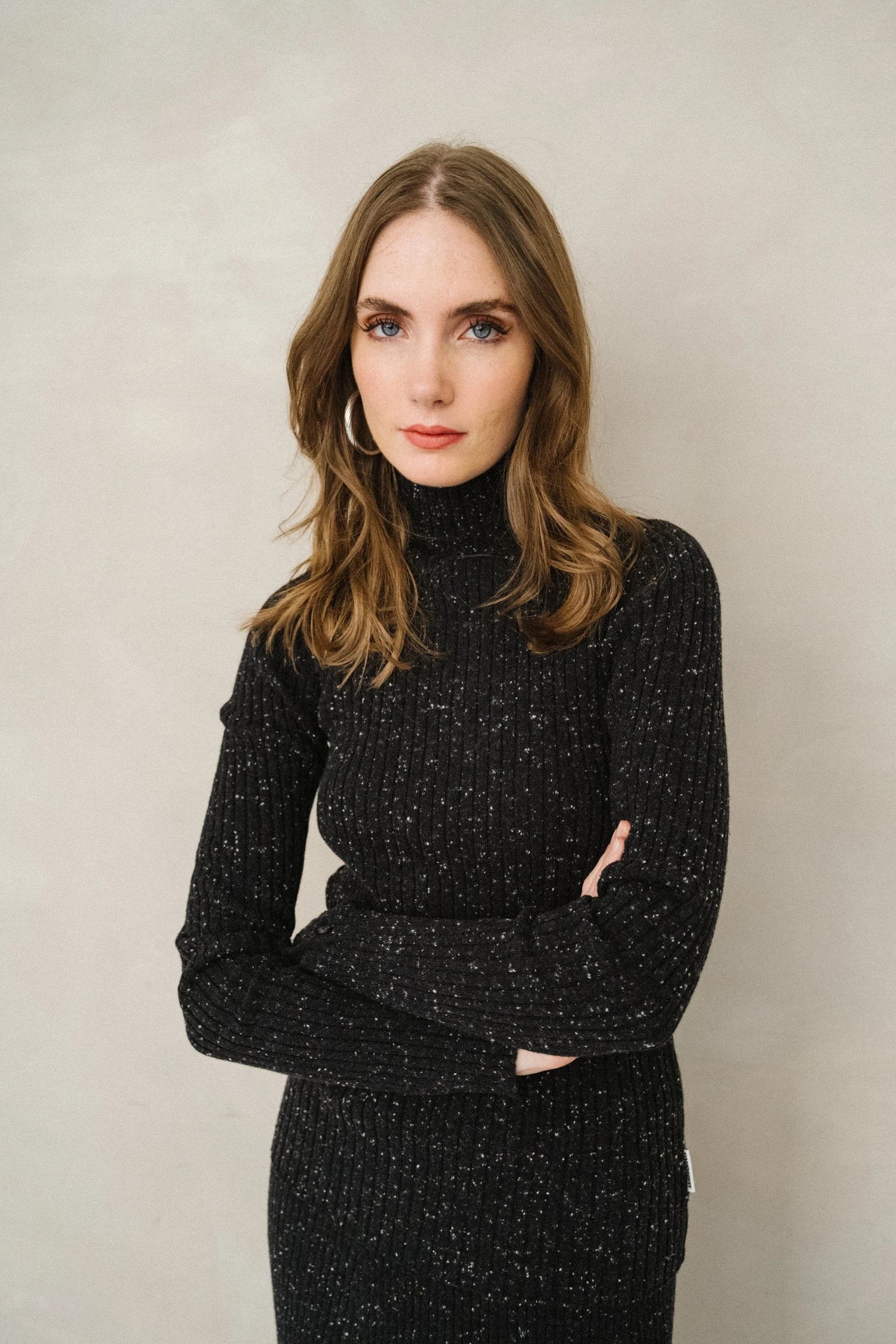 Armedangel | Col montant "ALAANIA TWEED" - Noir