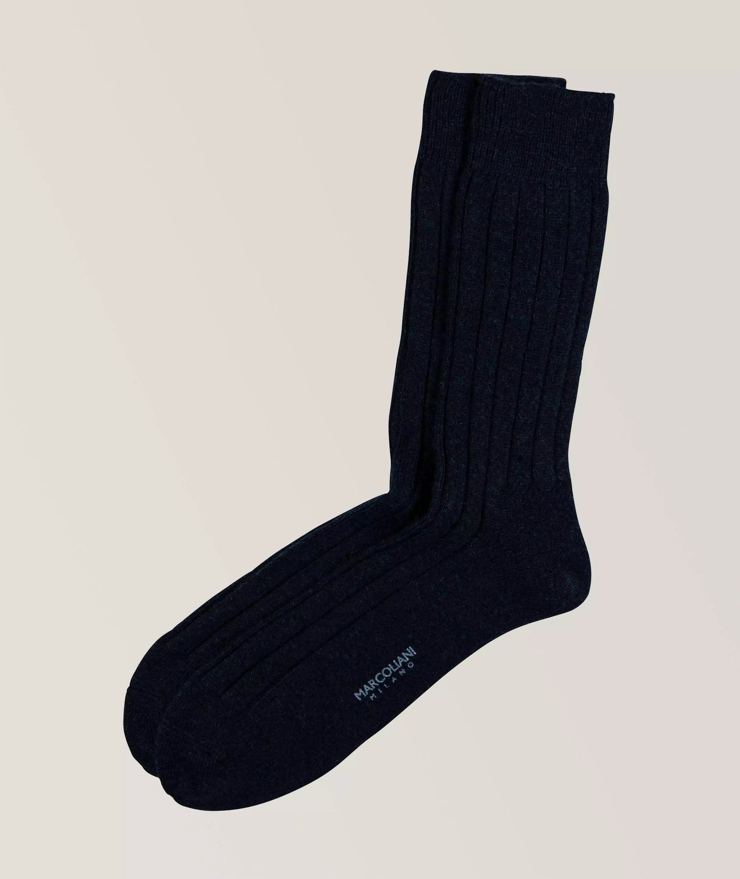 Marcoliani - Chaussettes en cachemire - Bleu marine