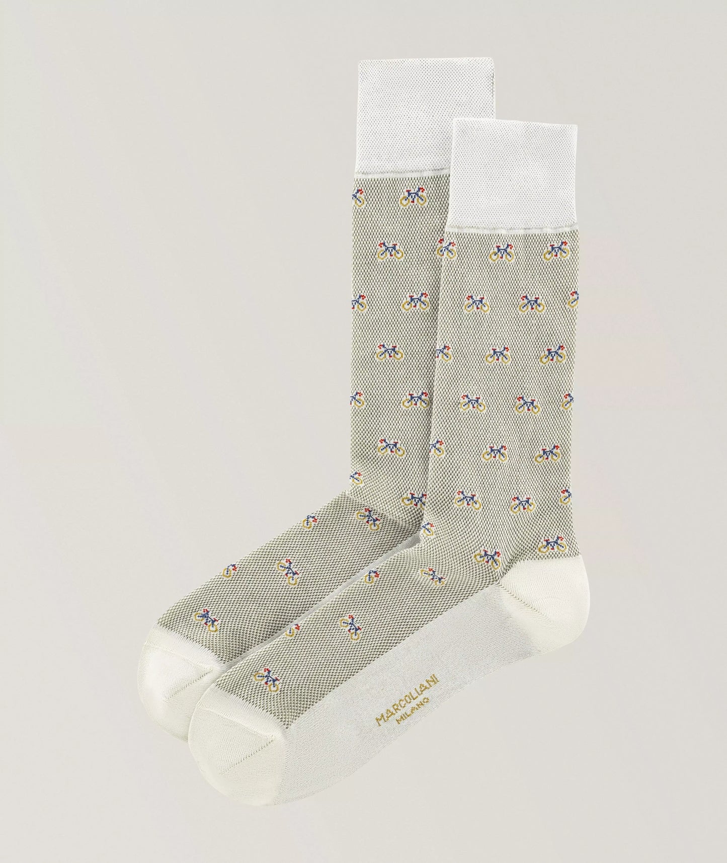 Marcoliani | Chaussettes coton-mélange pima mini vélo - Beige